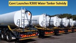 Water Tanker Subsidy – 15 Sept 2025: R300 Monthly for Drytown Residents – Application Starts Now!